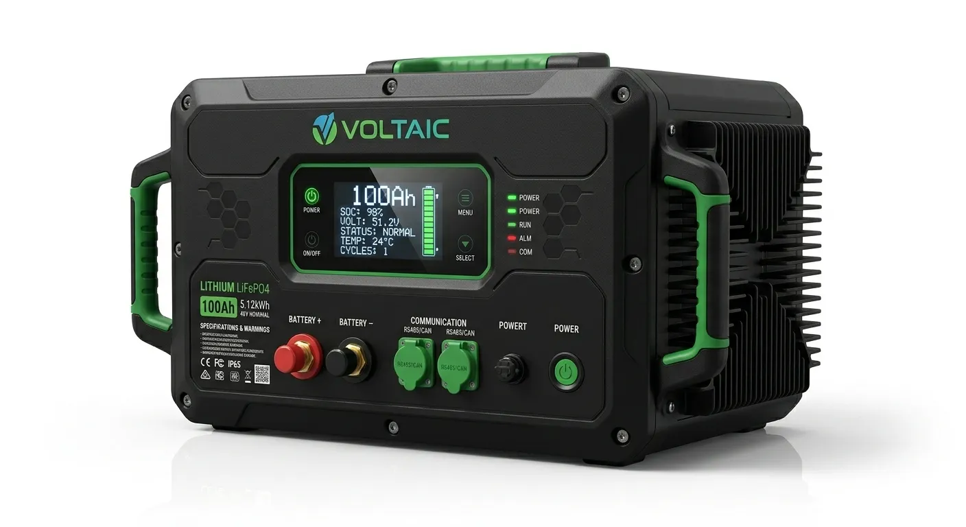 LiFePO4 Solar Battery 100Ah – Long Life Lithium Energy Storage