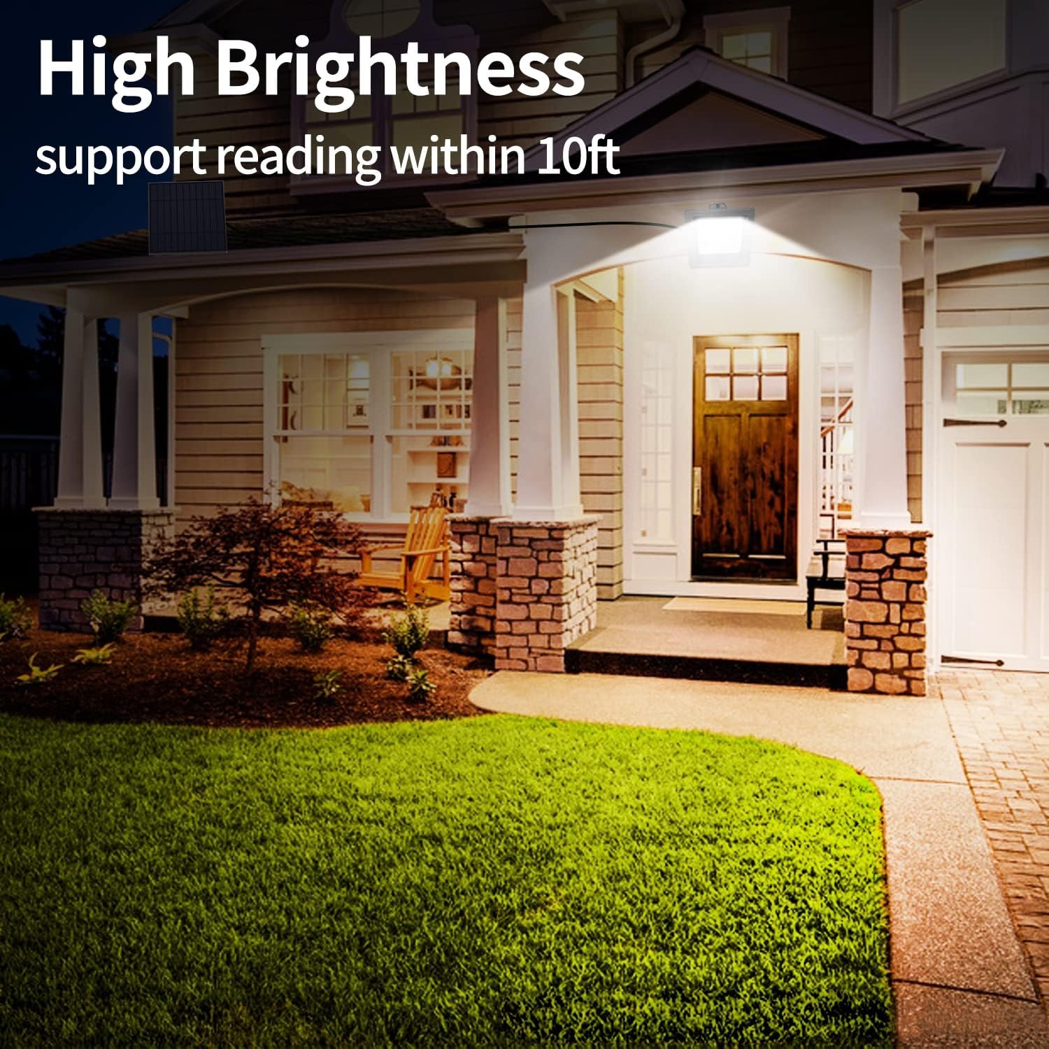 Lightonight Solar Lights Outdoor 1 Pack, 6500K Cool White - Image 4