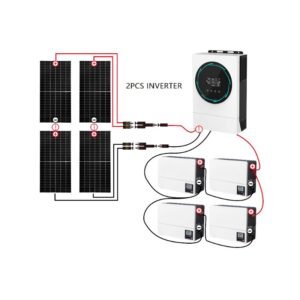 12KW Hybrid Solar Power Home System with 20KWh Battery Storage Feature