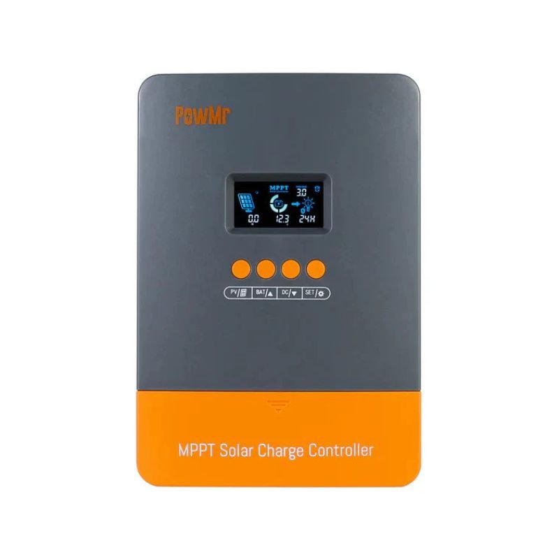 PowMr 25A MPPT Solar Charge Controller 12V/24V – LCD Display