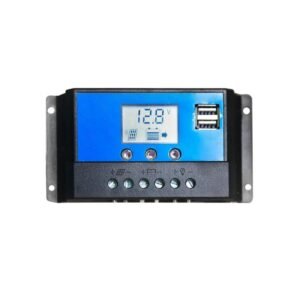 Topcloud Solar Charge Controller, 30A Solar Panel Controller 12V/24V