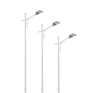 Outdoor Galvanized LED Street Light Pole