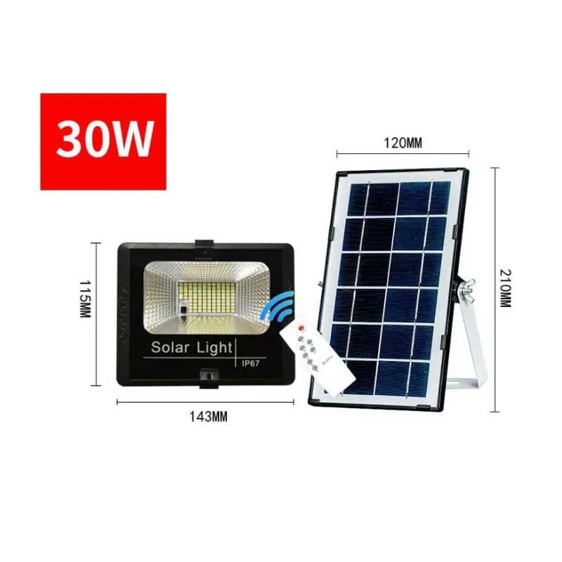Outdoor Rem-ote Control Wall Solar Lamp Garden Lighting Street Lamp - Image 3