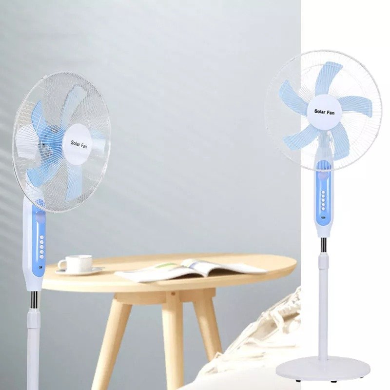 Ventilation Rechargeable Solar Power Fan with Panel And Battery Manufacturers in China 16 Inch - Image 3