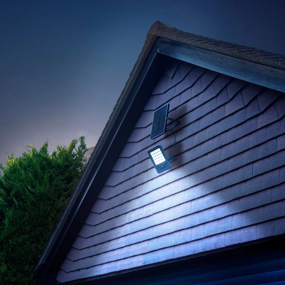 Auraglow Outdoor Solar Powered Bright Security Flood Light - Image 7