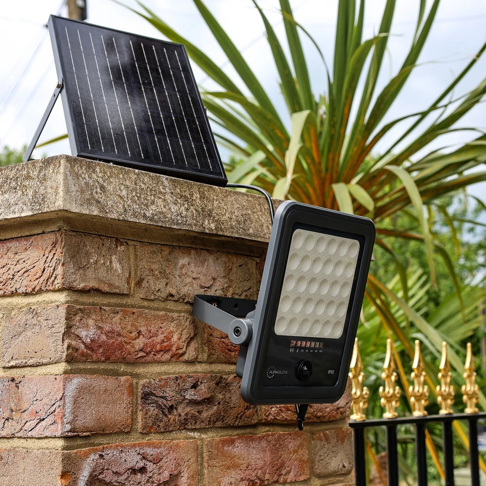 Auraglow Outdoor Solar Powered Bright Security Flood Light - Image 8